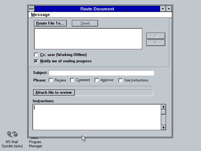 Microsoft Electronic Forms Designer - Sample